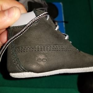 Infant Timberland boots and hat